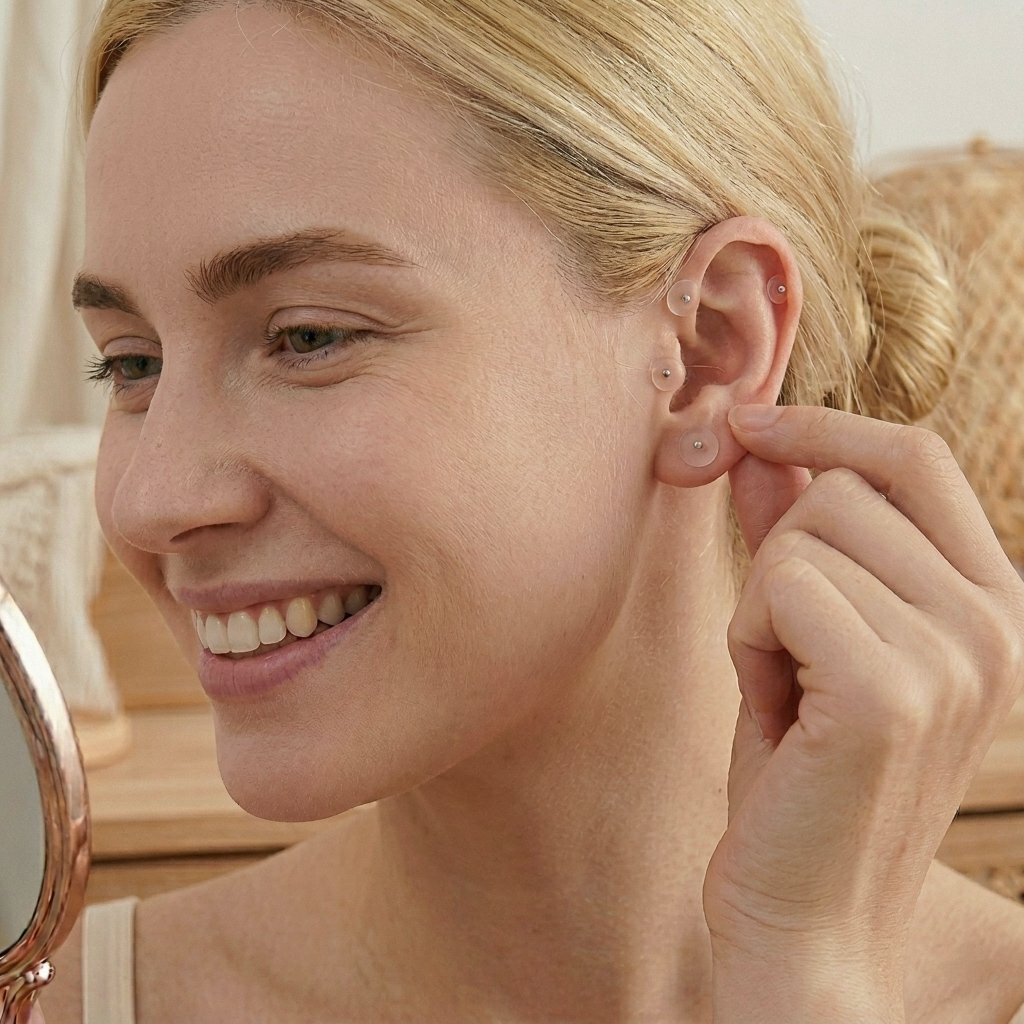 AURABEADS - Cerotti per Auricoloterapia con Perline Magnetiche