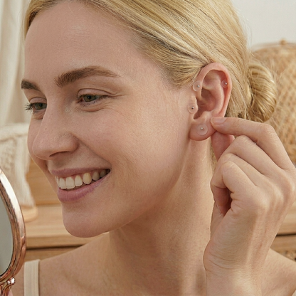 AURABEADS - Cerotti per Auricoloterapia con Perline Magnetiche